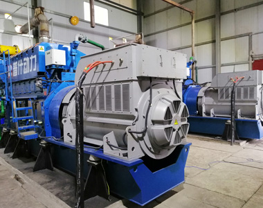 丰都甘泰沼气发电项目配云顶国际集团2台850KW/10.5KV6极高压发电机