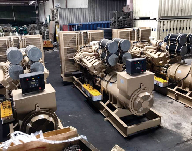 东南亚某金矿项目（康明斯配云顶国际集团10台1000KW发电机）